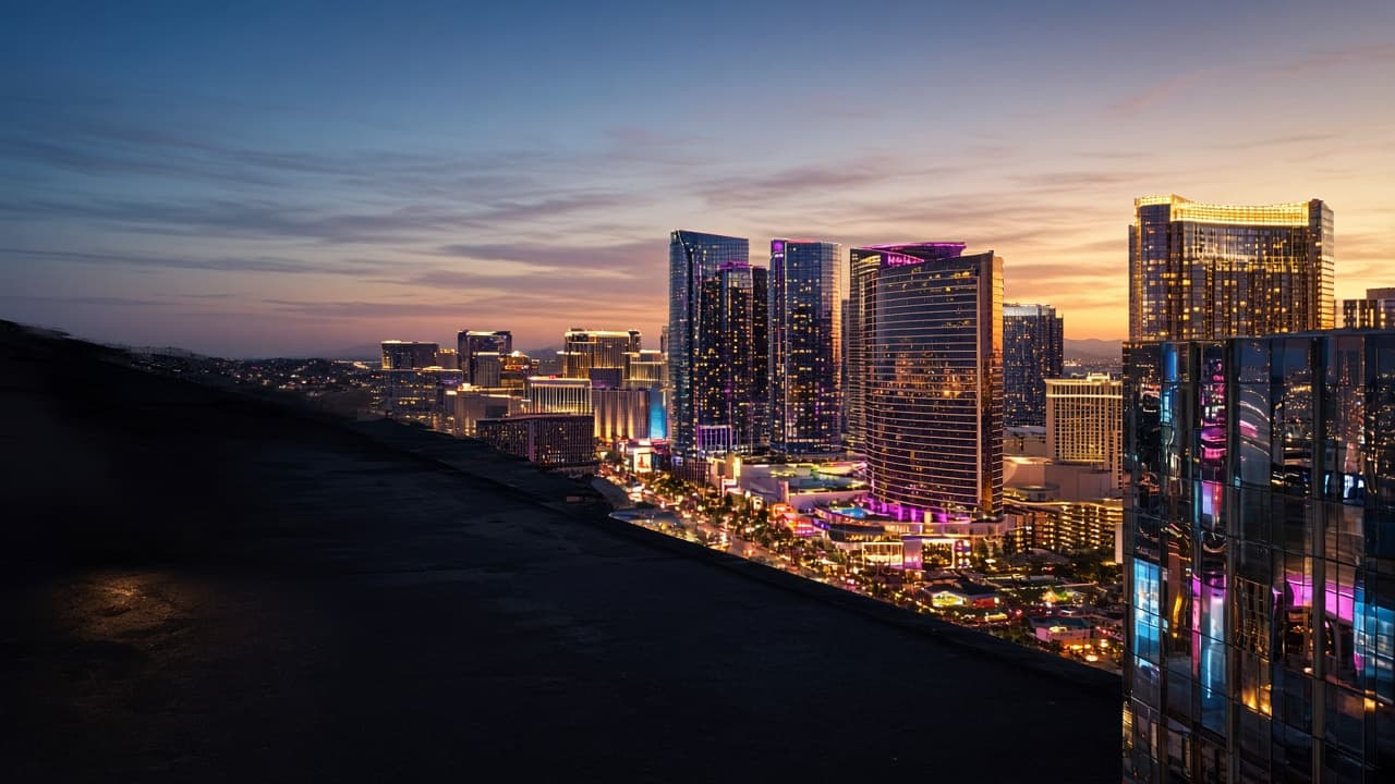 Orlando skyline at dusk